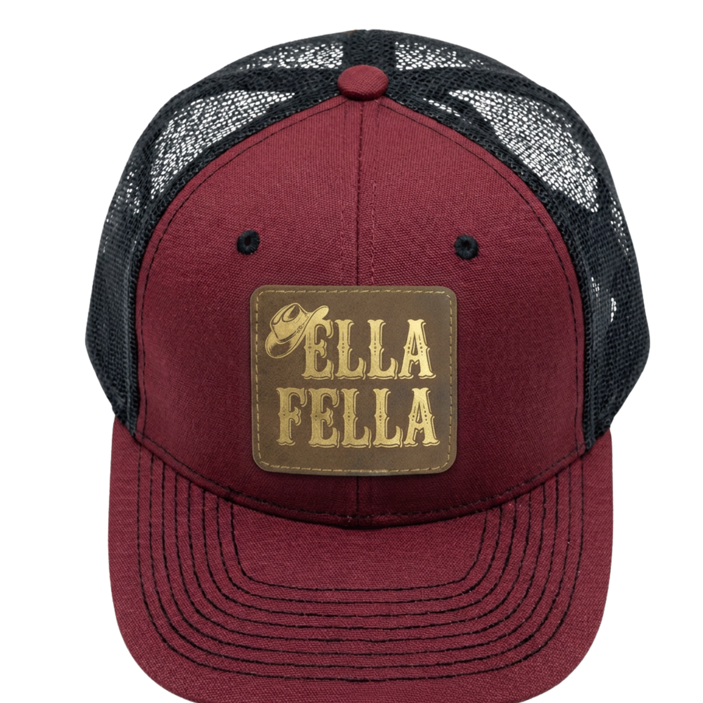 Custom Ella's Fellas Hat, Ella Fella Fan Hat, Country Music Fan Gift, Richardson 112 Trucker Hat, Custom Country Festival Hat