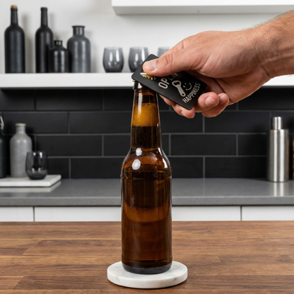 Personalized Slim Bottle Opener, Custom Stainless Steel Card Opener, Dad Gift, Beer Lover Gift, Home Bar Tool, Groomsmen Gift, EDC Opener