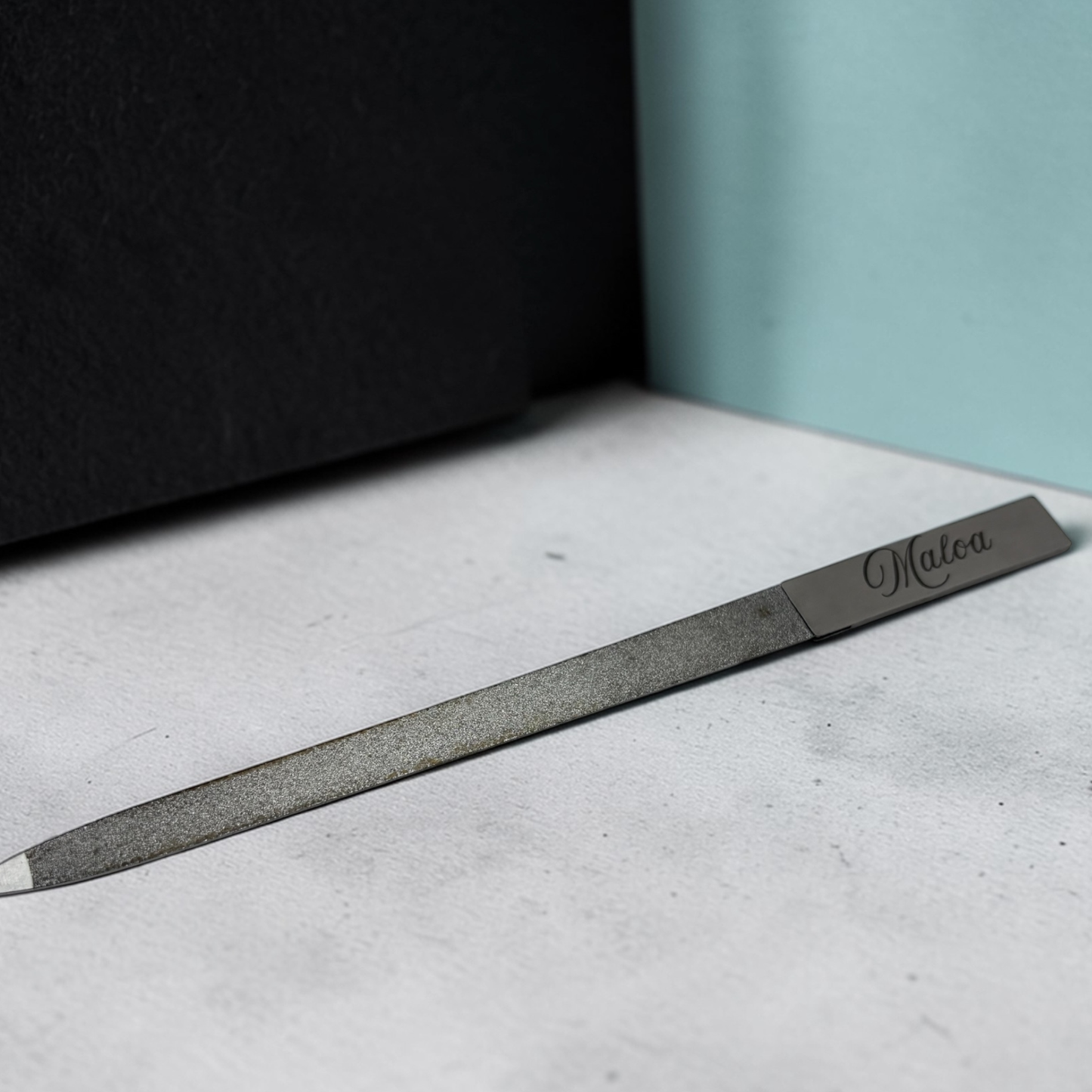 Personalized Metal Emery Board Full Size Nail File With Your Name, Custom Manicure Tool, Salon Quality, Gift for Nail Lovers, Beauty Essential