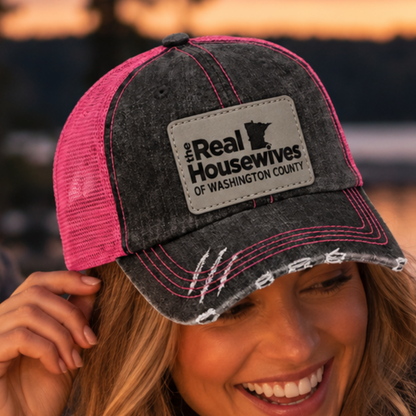 Custom Real Housewives of County Hometown Hat- Forest Lake Trucker Hat, Custom Richardson 112 Hat, Beanie, Pom & More- FOUR Designs Choices
