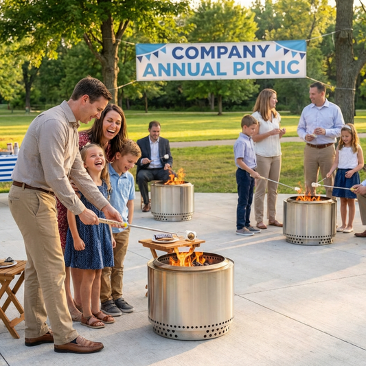 Custom Logo Roasting Sticks Corporate Gifts • Employee Appreciation • Company Picnics • Team Events Bring your brand to the fire pit- Marshmallow Skewer