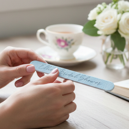 Personalized Nail File Cute Bridal Shower Favor Bachelorette Party Gift Girls Weekend Slumber Party Favors Custom Emery Board
