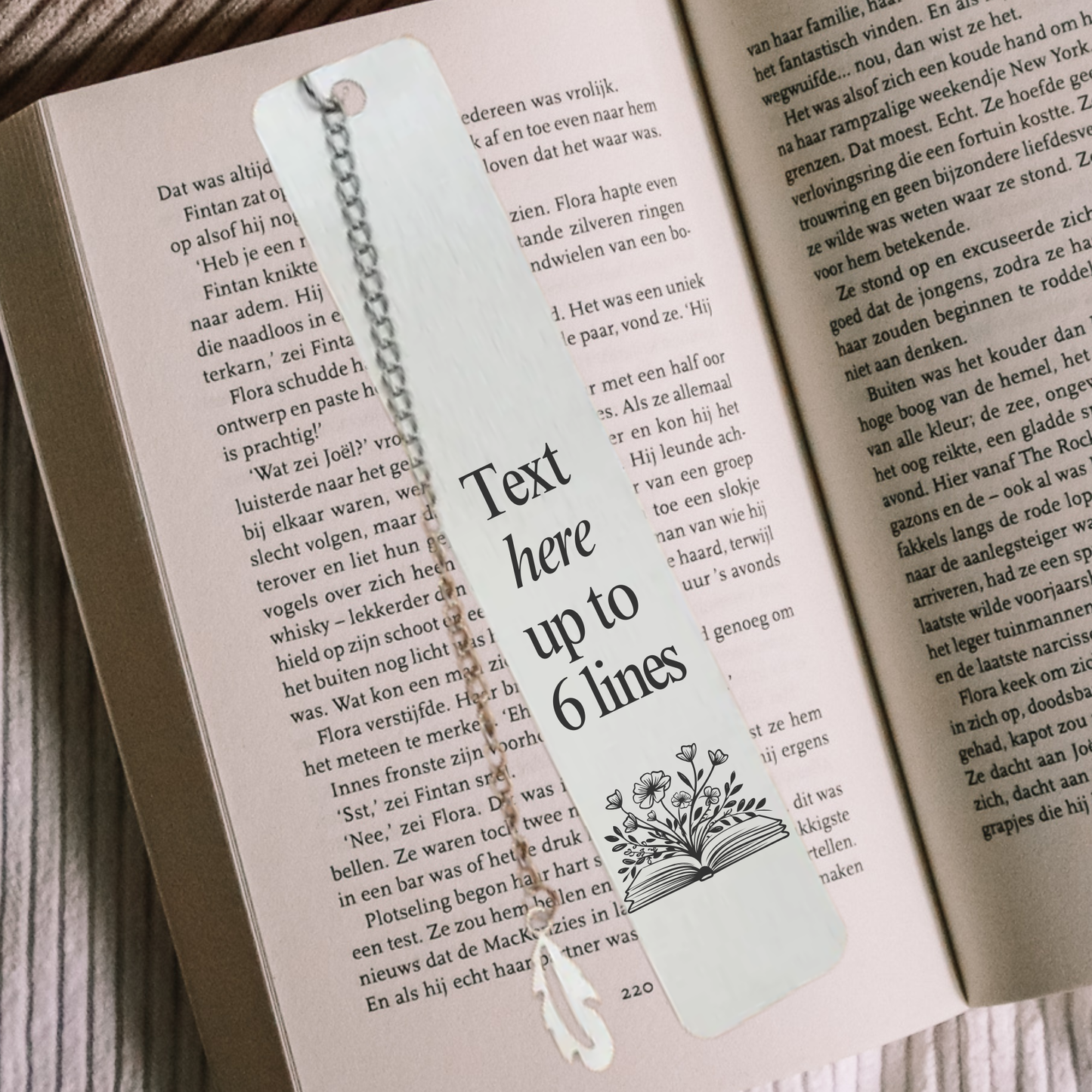 Personalized Stainless Steel Bookmark — 5 x 1 Inch Slim Metal Page Holder For Book Lovers, Teachers, And Graduates — Durable, Rust-Proof Reading Accessory With Name, Initials, Or Quote