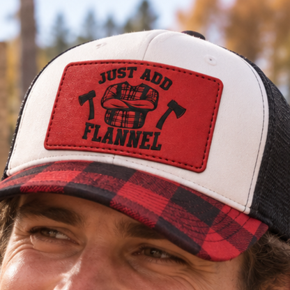 Custom Lumberjack Feel Safe Hat, Lumberjack Days Trucker Hat, Custom Richardson 112 Hat & Signature Hats FOUR Designs To Choose From