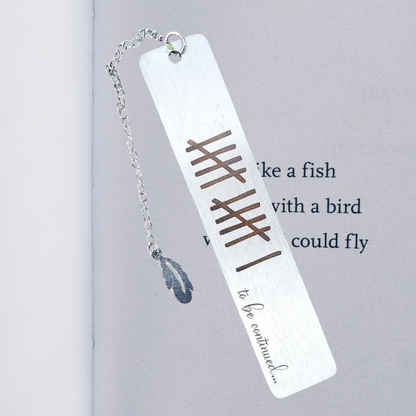 Personalized Stainless Steel Bookmark — 5 x 1 Inch Slim Metal Page Holder For Book Lovers, Teachers, And Graduates — Durable, Rust-Proof Reading Accessory With Name, Initials, Or Quote