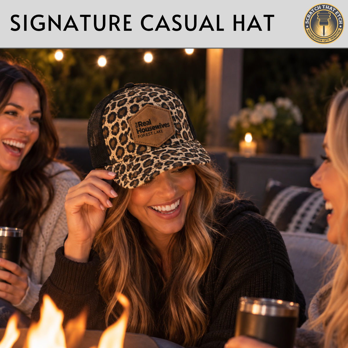 Custom Real Housewives of County Hometown Hat- Forest Lake Trucker Hat, Custom Richardson 112 Hat, Beanie, Pom & More- FOUR Designs Choices