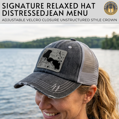 Personalized Lake Life Patch Hats, Richardson 112 Trucker Hat, Custom Logo Snapbacks, Beanies, Relaxed & Casual Hats with Patch, Fathers Day