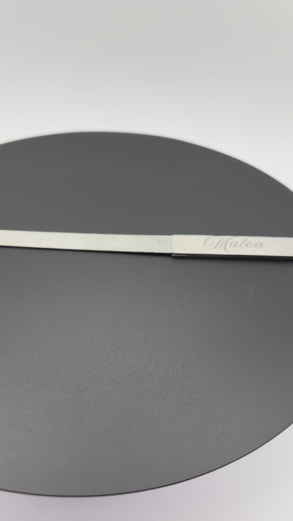 Personalized Metal Emery Board Full Size Nail File With Your Name, Custom Manicure Tool, Salon Quality, Gift for Nail Lovers, Beauty Essential