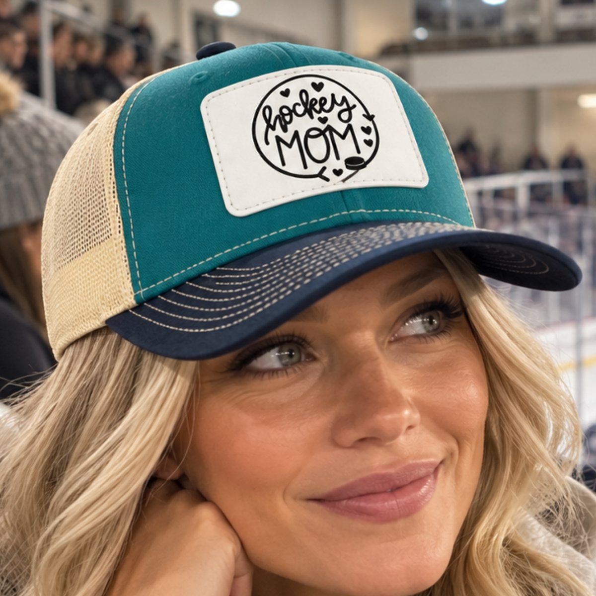 Custom Crazy Proud Loud Hockey Mom Hat-  Trucker Hat, Custom Richardson 112 Hat, Beanie, Pom & Signature Hats FOUR Designs Choices